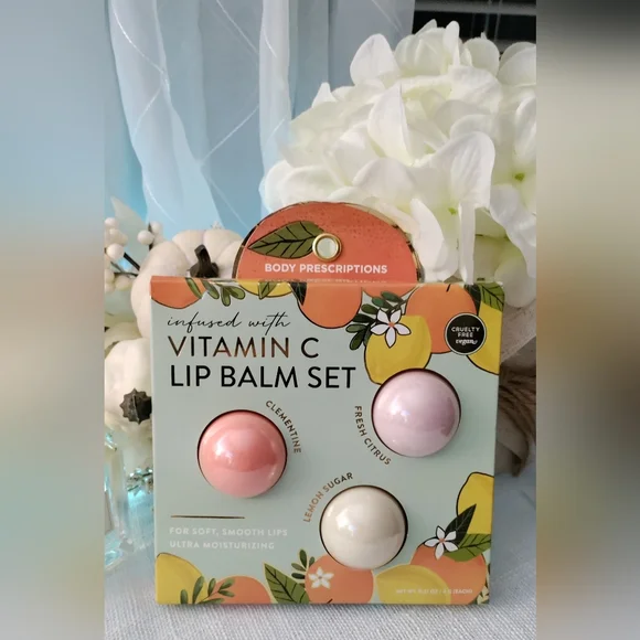 vitamin c lip balm on the body Body Prescriptions | Makeup | Nib Beauty Prescriptions Lip Balm Set Infused  With Vitamin C